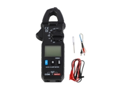 Mini Pinza Amperimétrica Con Rangos Automáticos, Pantalla Lcd Retroiluminada, 100 A 600 V, Medición De Corriente, Voltaje Y Temperatura.