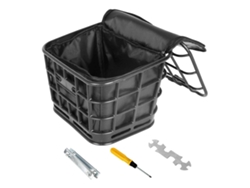 Cesta para bicicleta eléctrica con bolsa de forro