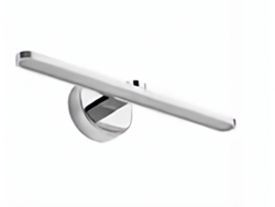 Aplique LED de pared para iluminar cuadros, espejos, murales, 14W, tono de luz neutro 4000K, acabado Cromo brillante . 50cm PAPUQ
