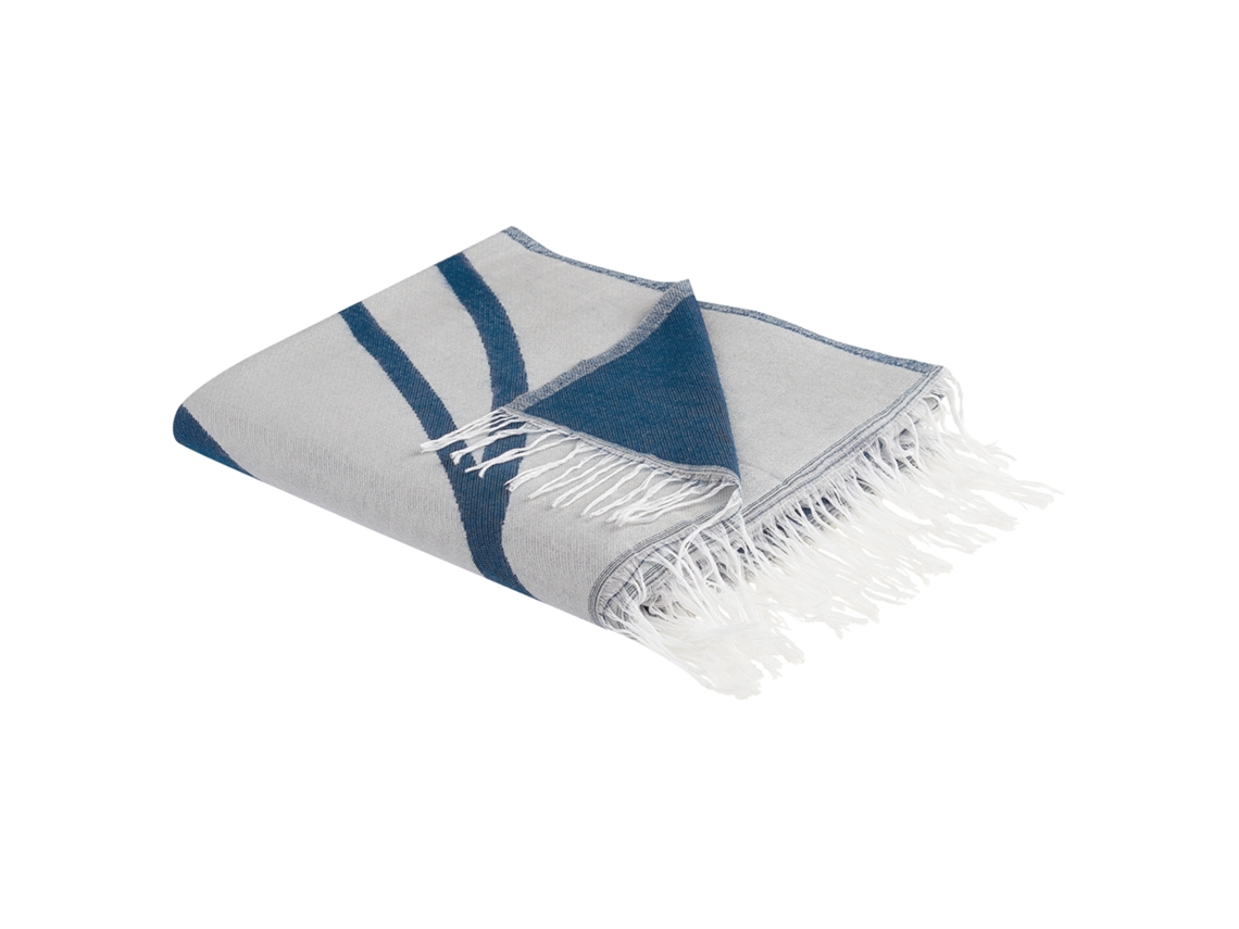 Manta BELIANI Haprek (170 x 130 x 0,3 - Acrilico - Azul)