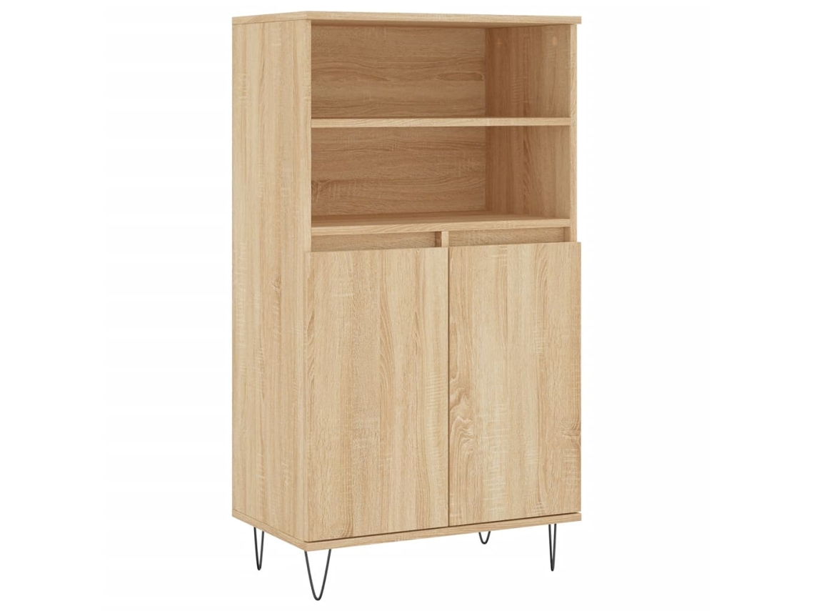 Aparador alto en madera de roble Sonoma Derivados MAISON EXCLUSIVE (60x36x110 cm)