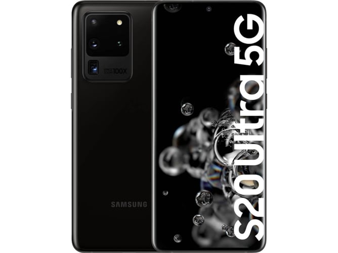 Smartphone SAMSUNG Galaxy S20 Ultra 5G (6.9'' - 12 GB - 128 GB - Negro)