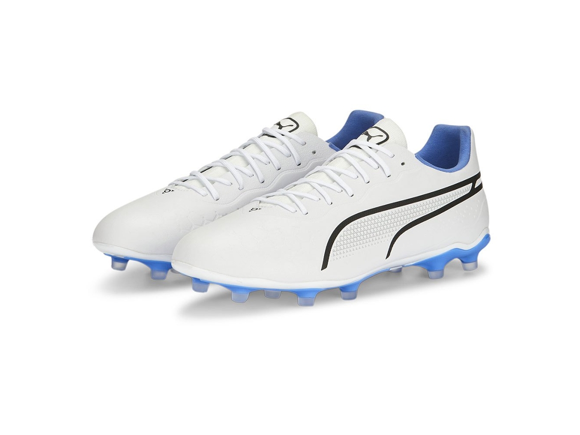 Botas de f tbol Unisex para F tbol PUMA King Fg Ag Blanco 47