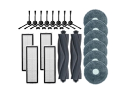 Piezas de repuesto para aspiradora robot L10s Pro/rls6l/s10+, cepillo giratorio, cepillo lateral, filtro, paño de mopa.