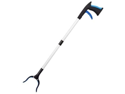 2026da-herramienta Para Recoger Objetos, Auxiliar De Aluminio Con Pinza De Goma Giratoria, Azul, 32 Pulgadas