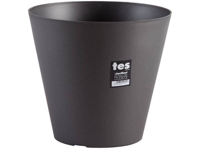Maceta PLASTIKEN Tes Gris (26 cm)