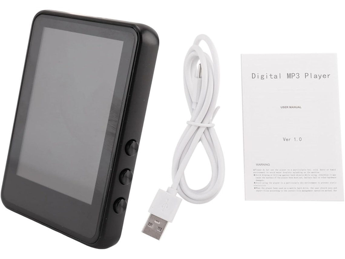 Reproductor Mp3 Con Pantalla Táctil De 2,4 Pulgadas, Mini Hifi Portátil De Metal Con Bluetooth.