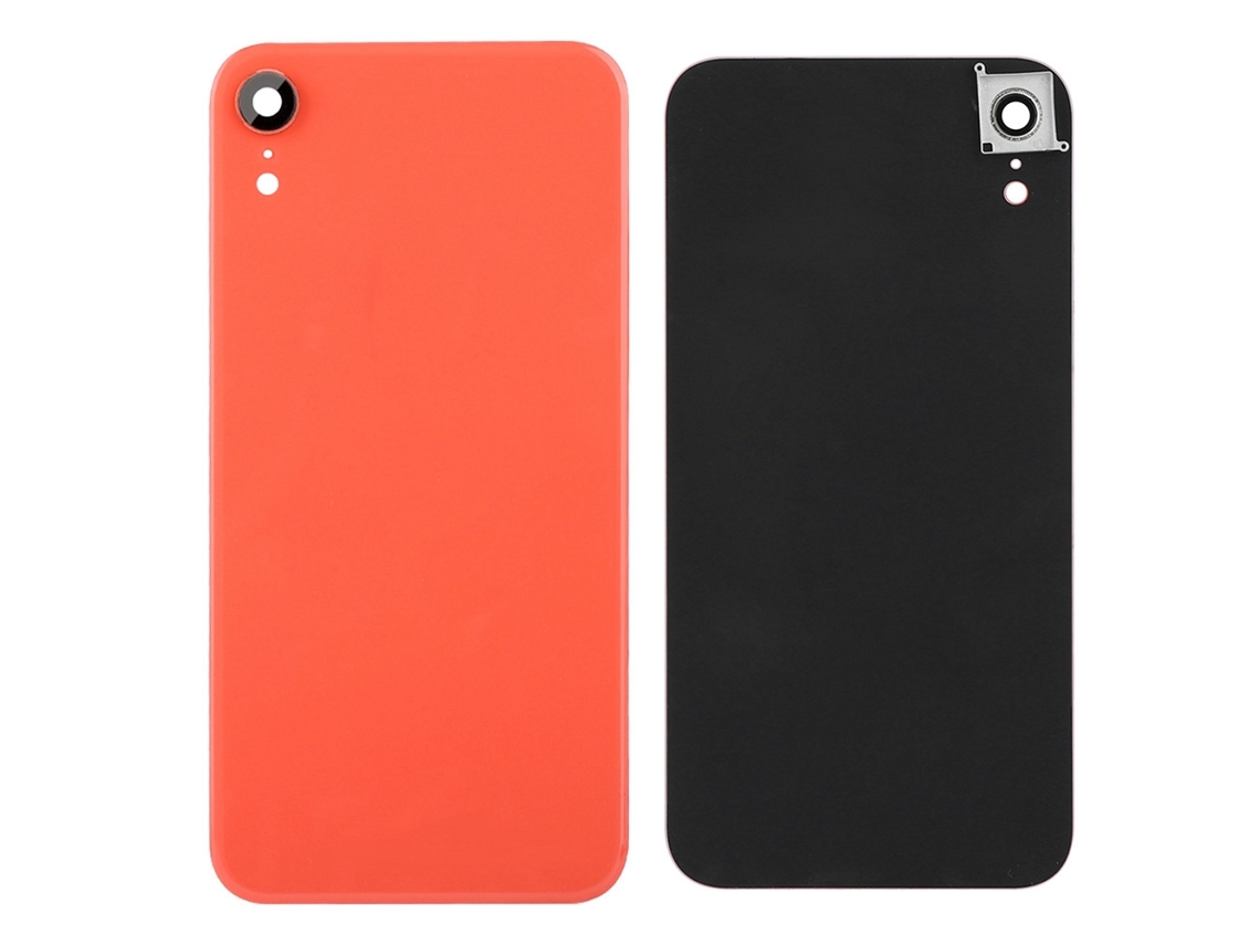 Reemplazo De La Tapa De La Batería De La Glass Battery Cover Del Iphone Xr. Puerta Trasera Naranja