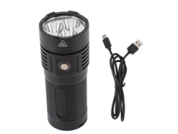 Linterna LED impermeable CHABERLU IPX6 con 5 modos de iluminación