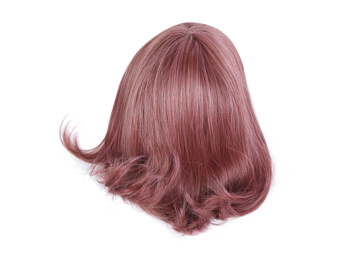 Peluca Sintética Rizada Corta 35cm Para Mujeres Fashion, Fibra De Alta Temperatura, Ajustable, Para Fiestas Y Uso Diario