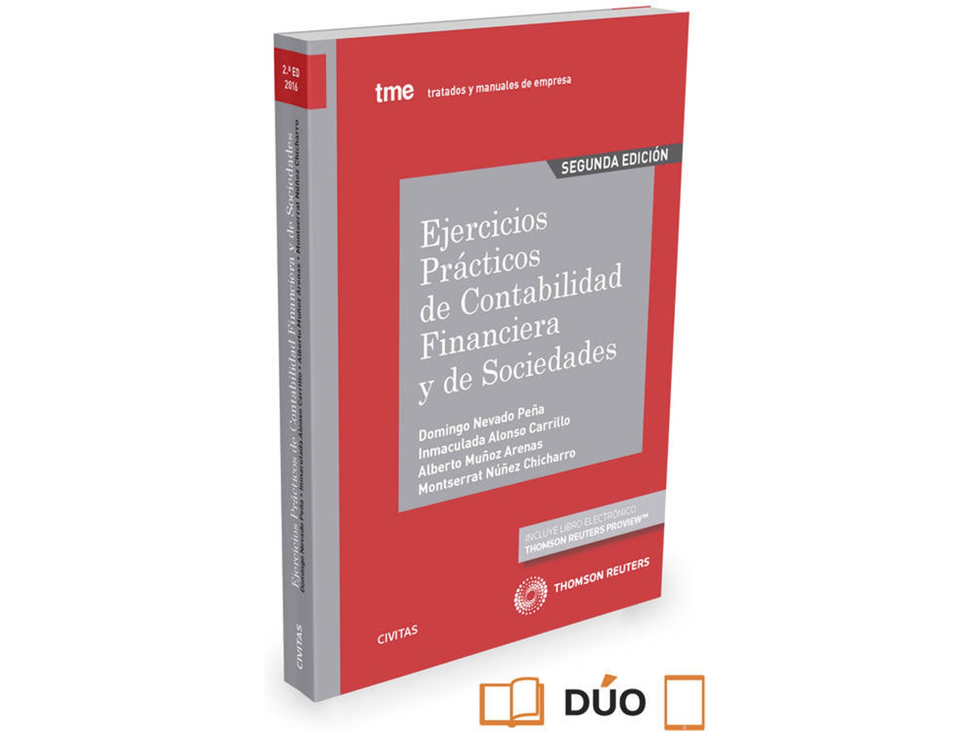 Libro Ejercicios Prácticos De Contabilidad Financiera Y De Sociedades , 2 Ed. (Español)