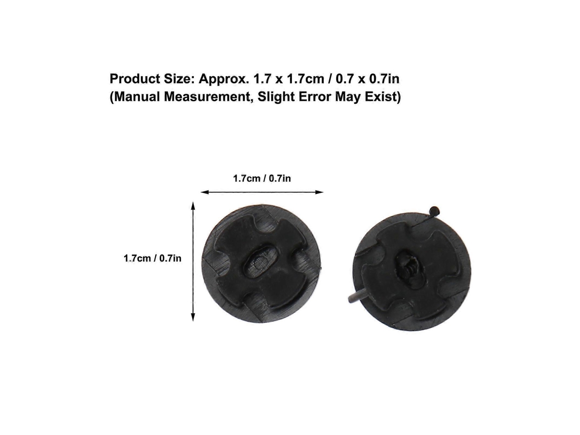 10 Juegos de Gafas con Goma Antideslizante y Soporte de Plástico para las Orejas 1.7x1.7 Cm Rosewell