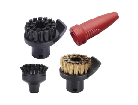 Cabezal de boquilla de aspersor de cepillo redondo grande para Karcher Sc1 Sc2 Sc3 Sc4, cepillo redondo de limpieza para limpiador limpiamoquetas a...
