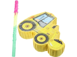 1 Set De Decoración Para Fiesta De Excavadora - Obra En Construcción Incluida - Cumpleaños