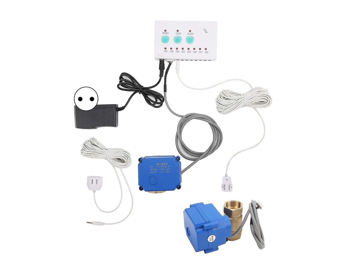 Sensor de alarma inteligente para el hogar, dispositivo de protección contra fugas de agua, kit AC100240veu, enchufe