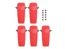 5 Piezas De Clip Para Cinturón Para Radio Portátil Bidireccional Compatible Con Baterías Bp-210, Bp-209 Y Bp-222 Para Ic-v82 E Ic-a6