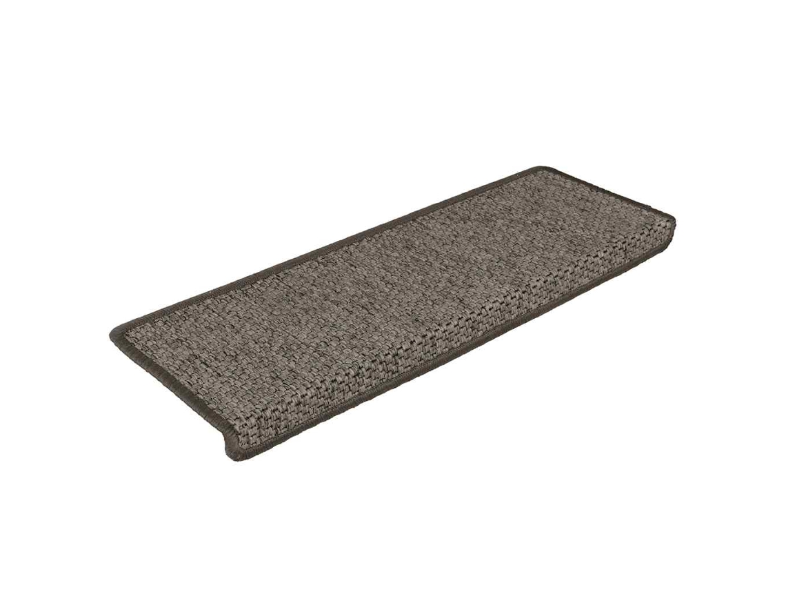 Alfombra Autoadhesiva Escalera Sisal 30 Uds Grey And Beige