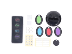 Localizador De Llaves 75-80db Dispositivo De Rastreo Con 4 Receptores Para Billetera 30-40m