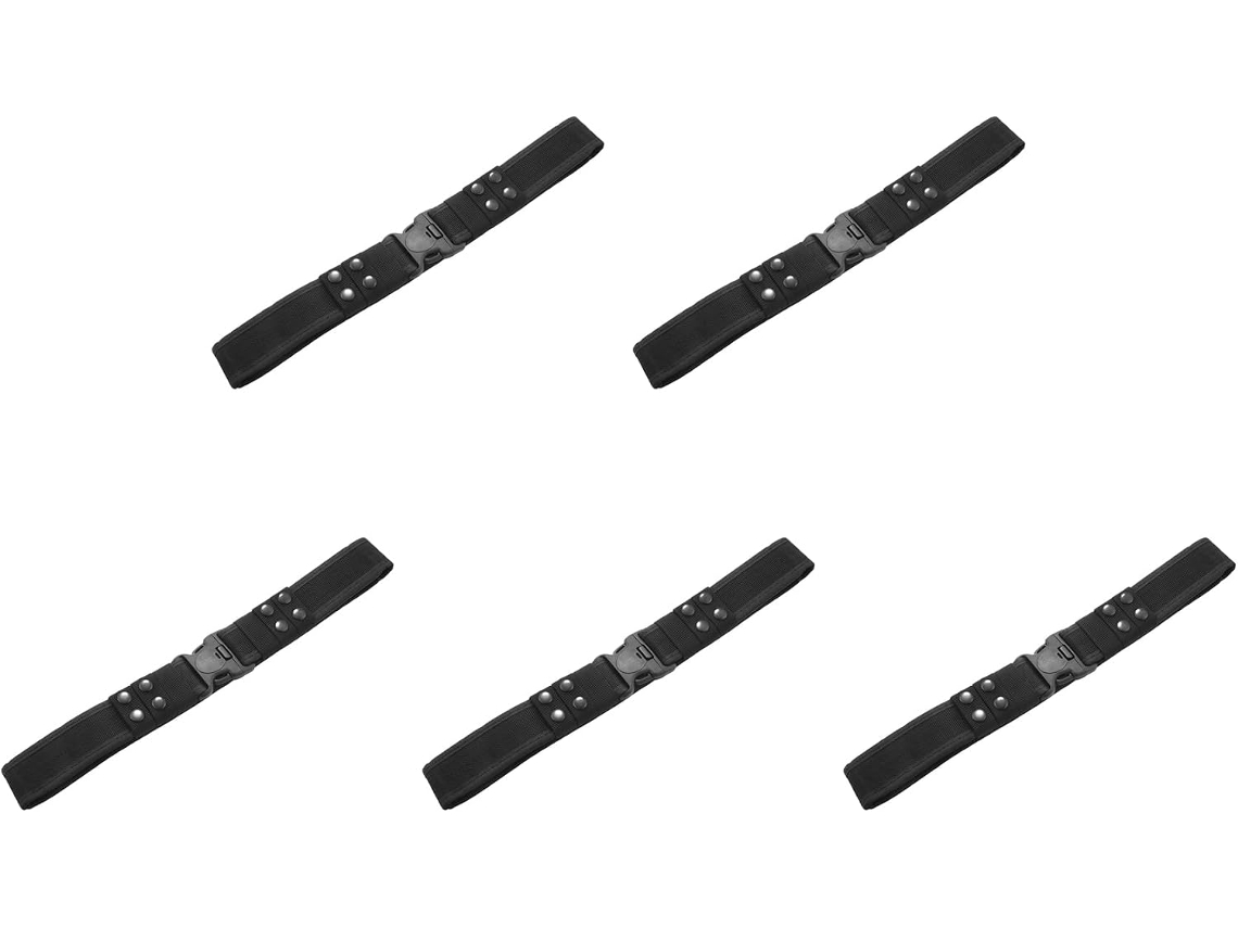 5 Cinturones De Combate, Equipo De Seguridad, Prácticos, Ajustables, De Alta Resistencia, Para Policía Y Usuarios Extranjeros.