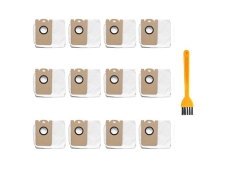 Bolsa de polvo a prueba de fugas para Robot aspirador Proscenic M7 Pro M8 Pro, bolsas de tela de 2,5l de gran capacidad de tres capas, 12 piezas