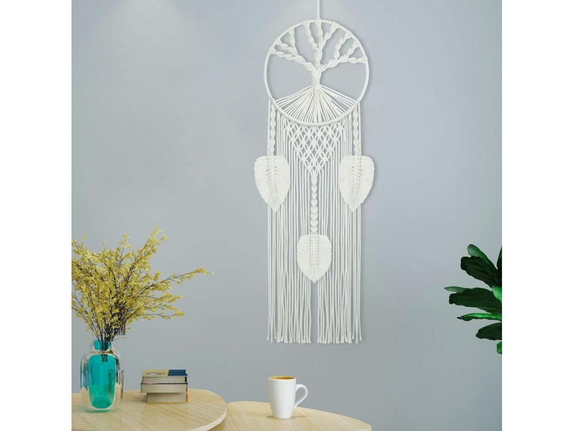 Linjou Macramé Ciruela De Ensueño Con Diseño Del Árbol De La Vida Para Decoración De Fiestas