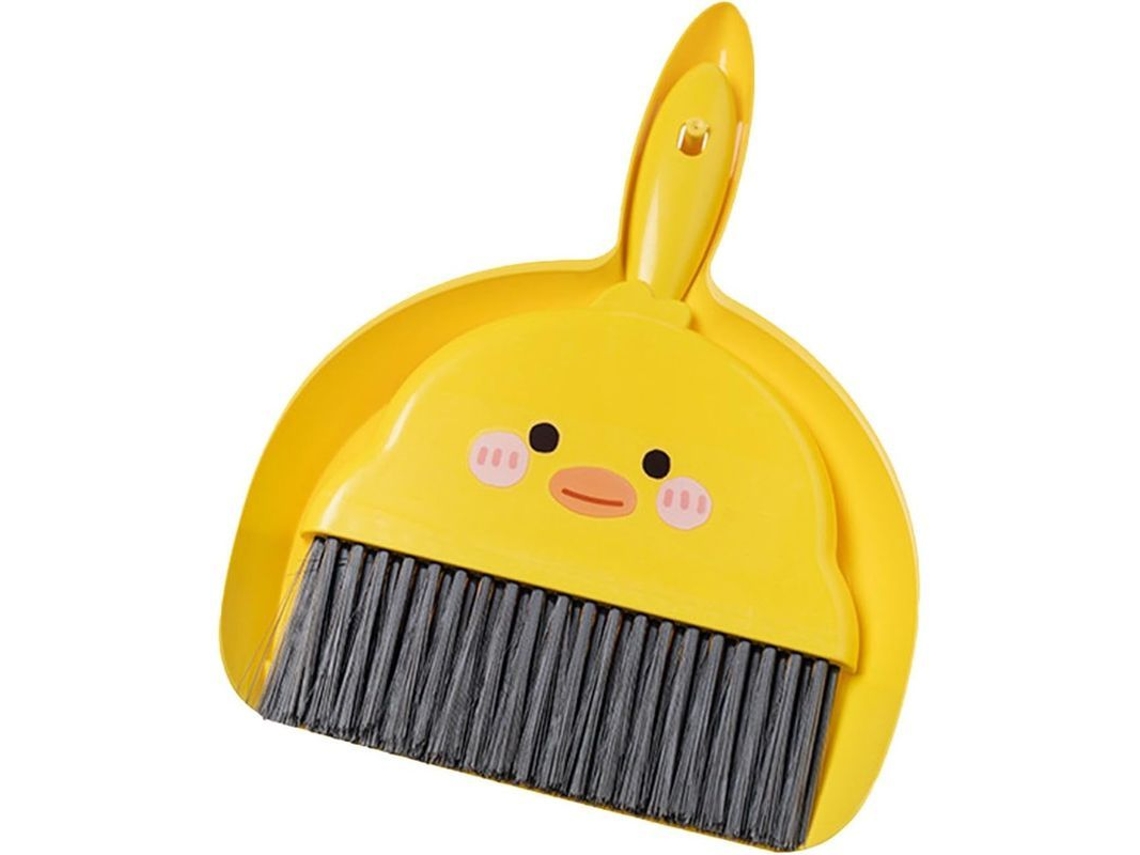Juego De Mini Escoba Y Tamiz, Escoba Amarilla Con Forma De Gatito Para Mesa, Dormitorio Y Oficina.
