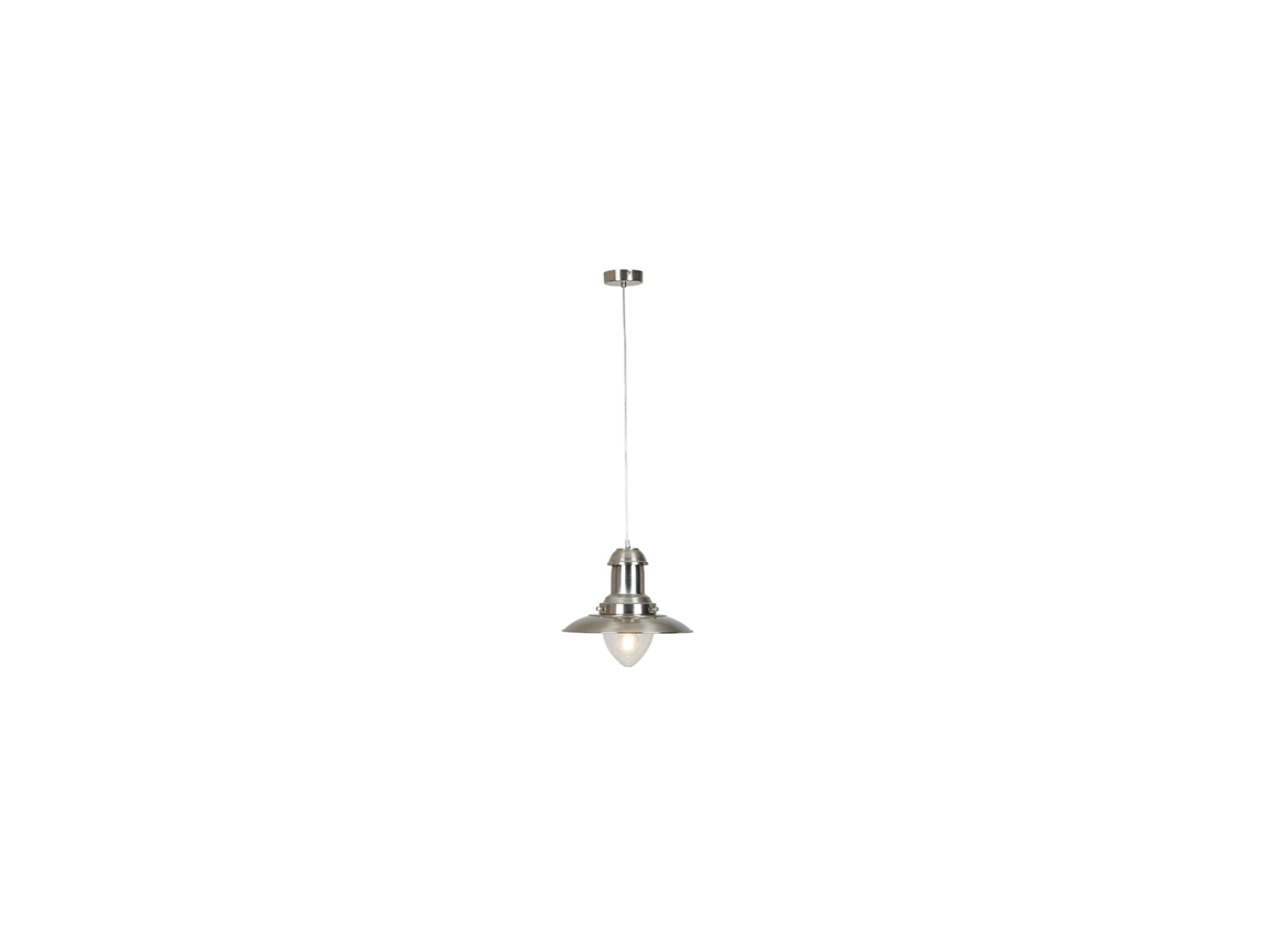 Lámpara Colgante Nickel Satinado Fisherman LEDKIA