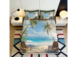 Microfibra Estampado Diseño Microfibra Diseño Almohada Juego Color 200x25cm