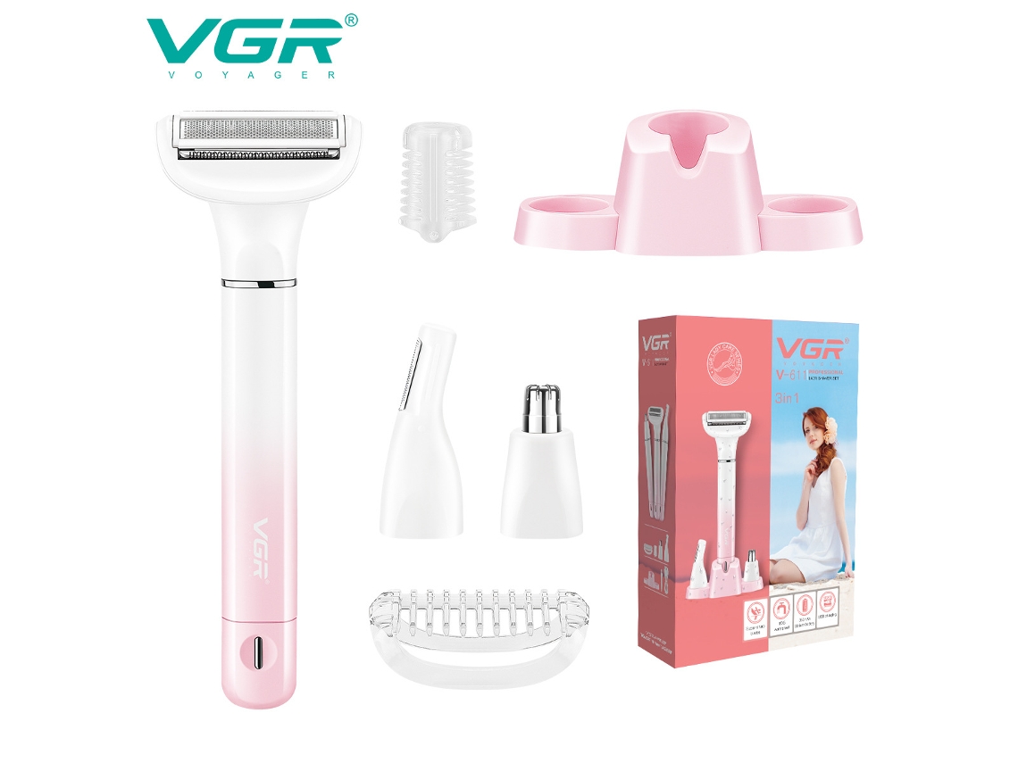 Recortadora De Vello Nasal Multifuncional 3 En 1 Y Recortadora De Pestañas Lavable Para Mujer.