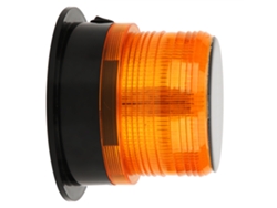 Luz de advertencia LED solar con función estroboscópica y de señalización.