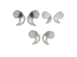 3 Pares De Almohadillas De Silicona Para Auriculares Qc20, Qc30, Ie2, Ie3 Y Sie2i, Tamaños S/m/l, Transparentes.