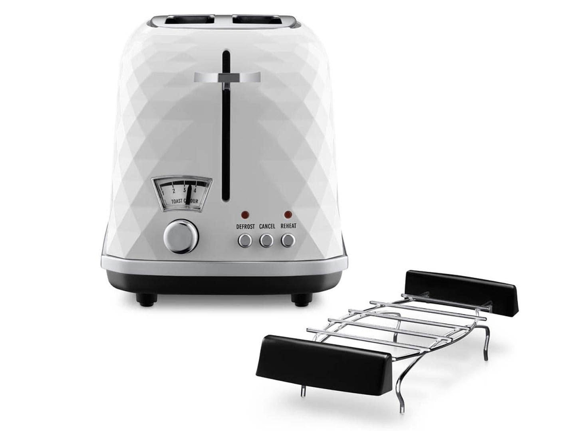 De'Longhi Ctj 2103.W Mini Horno 2 Rebanadas 900 W Negro Blanco