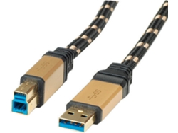 Cable USB ROLINE (USB - Negro)