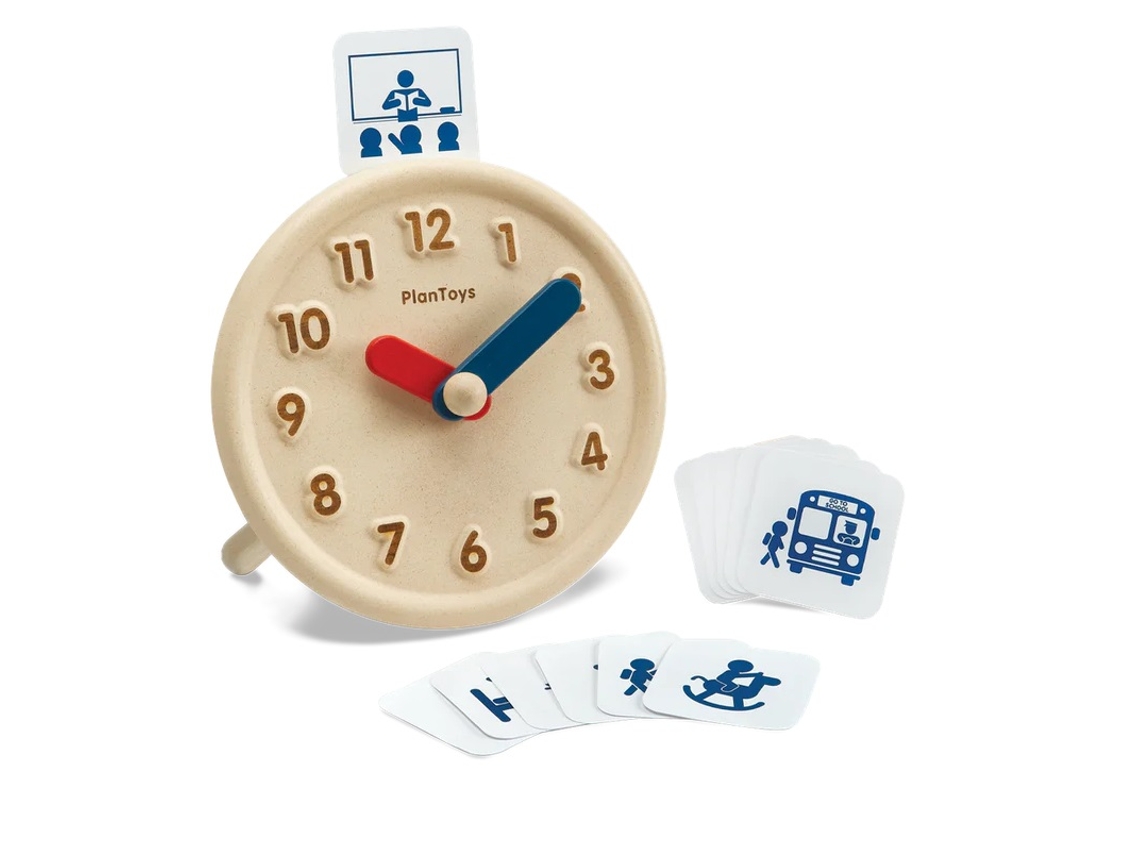 Juego Educativo PLAN TOYS, THE GREEN COMPANY Activity Clock