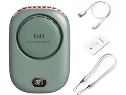 Ventilador 2000 Mah 3 V Recargable Silencioso Ajustable Portátil