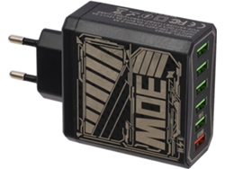 Adaptador De Viaje, Adaptador De Carga Rápida - 6 Puertos Usb Para Tabletas