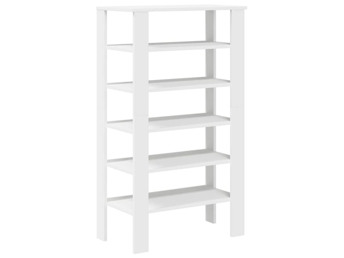 Maison Exclusive - Mueble Zapatero Madera Contrachapada Blanco 61x32x105 Cm