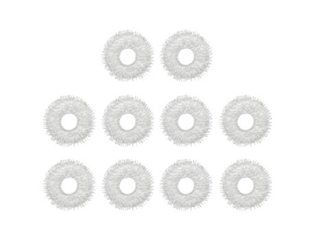 10pcs pano de esfregão para dreame bot w10/w10 pro robô esfregão almofada