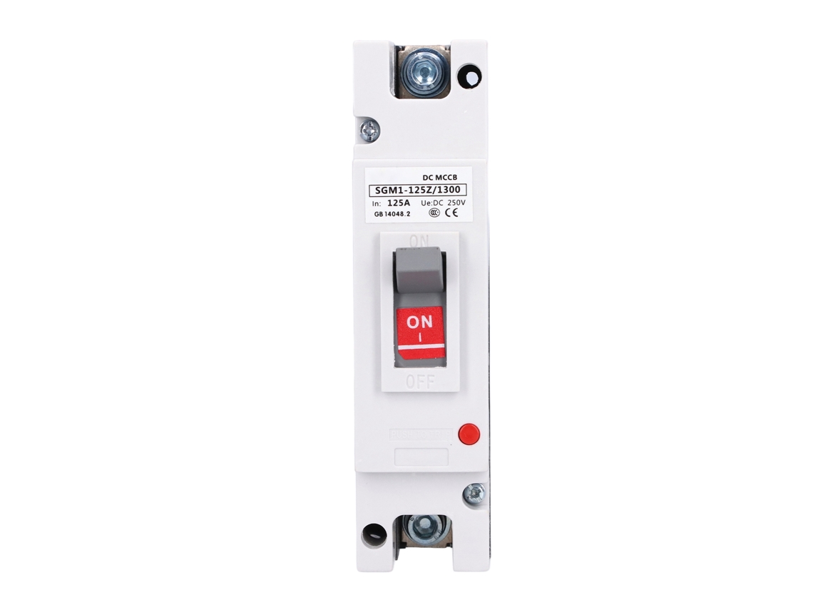 Disyuntor 1p Mccb Para Protección De Baterías Solares, Interruptor Aislador 125a 250v Cc