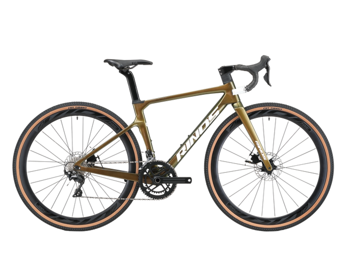 Carbon Bicicleta de Gravel Sandman 1 Shimano R3000 Azul 58 Cm RINOS