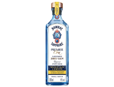 Gin BACARDI-MARTINI Bombay Sapphire Premier Cru Murcian Lemon (70 CL - 1 unidade)