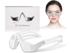 Masajeador ocular 3D con terapia de luz roja. Dispositivo de belleza avanzado para reducir ojeras, hinchazón y arrugas. Gafas relajantes GOKOCO.
