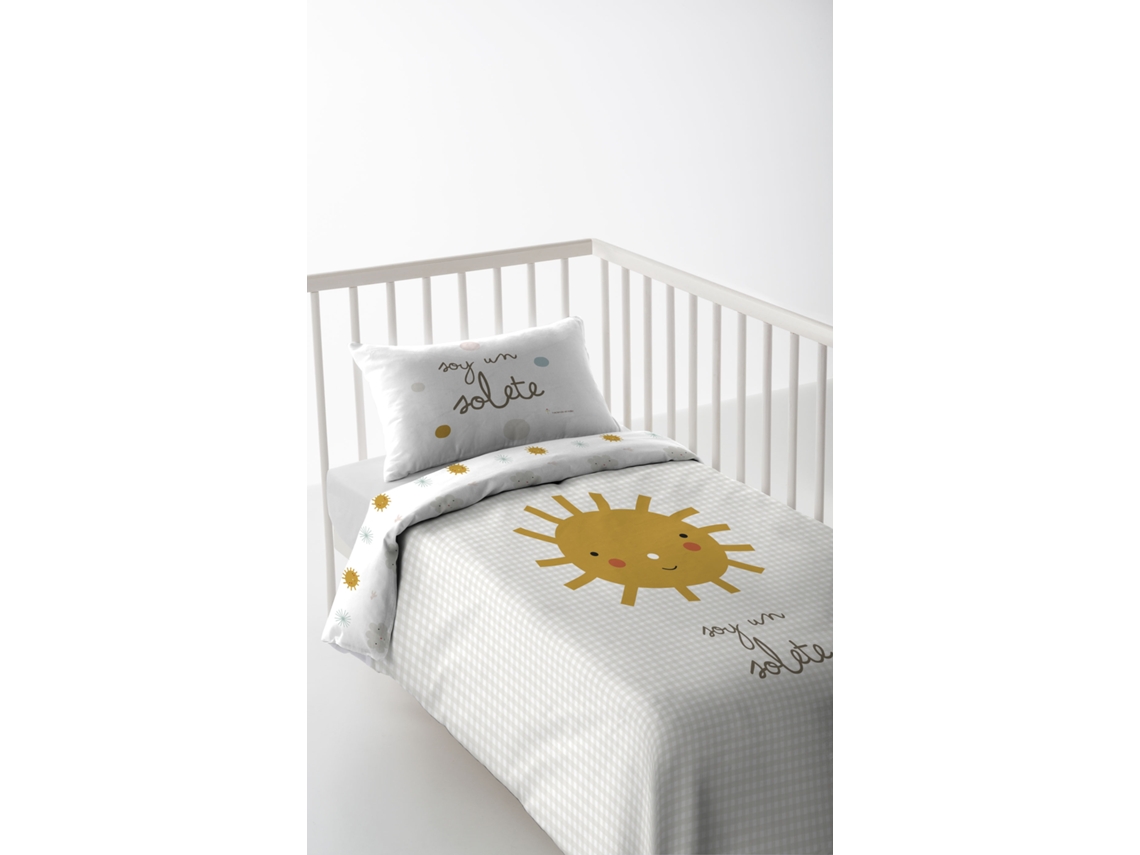 FUNDA NORDICA REVERSIBLE INFANTIL CUNA 60 EXTRA SUAVE FABRICADO EN ESPAÑA SOLETE HACIENDO EL INDIO