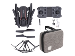 Ats-drone Control Remoto Con Cámara Dual, Quadricóptero Plegable Para Fotografía Aérea, Batsería Sola, Negro