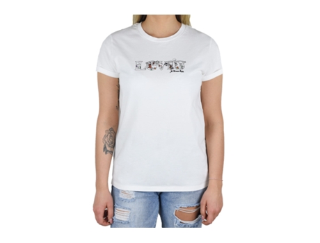 Camiseta LEVI'S Mujer (XS - Blanco)