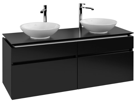 Mueble de tocador Villeroy &amp Boch Legato B592 1400x550x500mm 2 lavabos