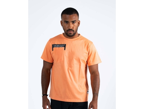 T-shirt Básica SAVAGE Crew Algodón Hombre (L - Coral)