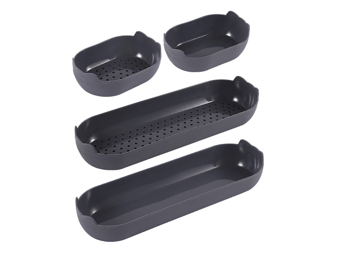 Molde de silicona de 4 piezas para hornear tostadas, pasteles y pan antiadherente. Molde para hornear Sunny Spaces.