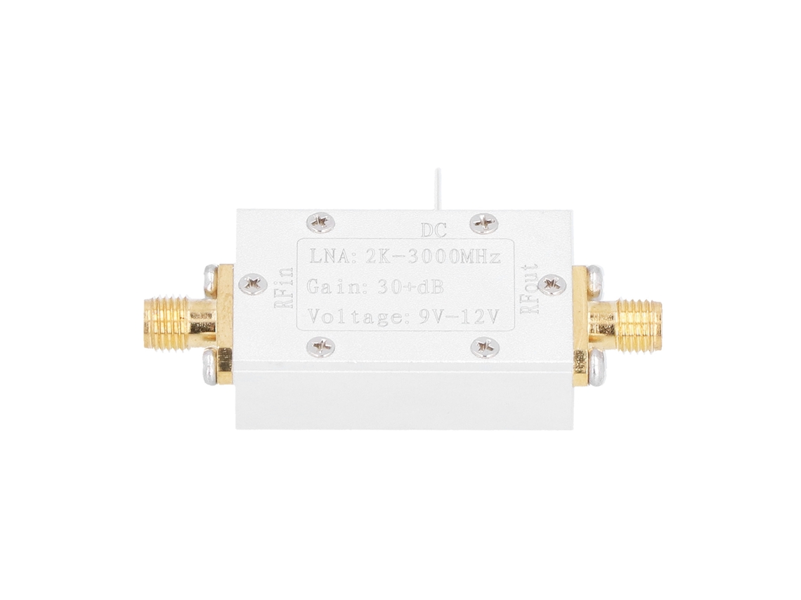 Amplificador Rf De Banda Ancha Lna De Baja Ruido 2k-3000mhz Ganancia 30db
