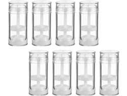Nuobesty Juego De 8 Tubos Giratorios De 30 Ml De Plástico Transparente Para Desodorante Casero, Botellas